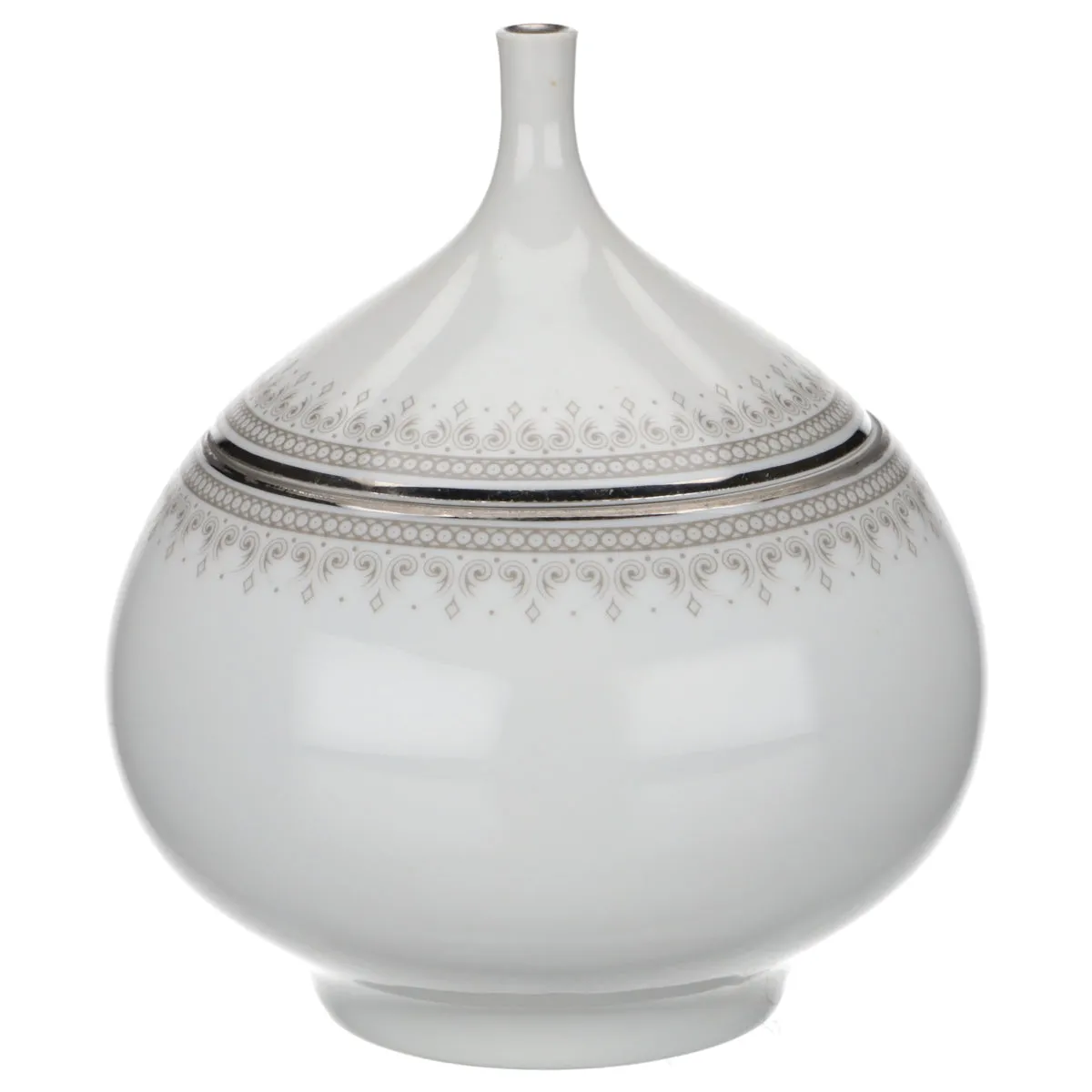 Zuckerdose neues Modell - Hutschenreuther Poesie Goldbordüre 044