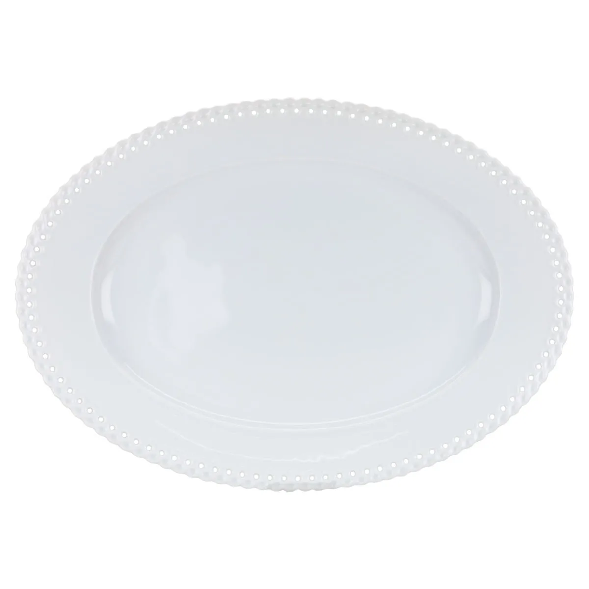 Fleischplatte groß - Hutschenreuther Comtesse weiß - I.Wahl