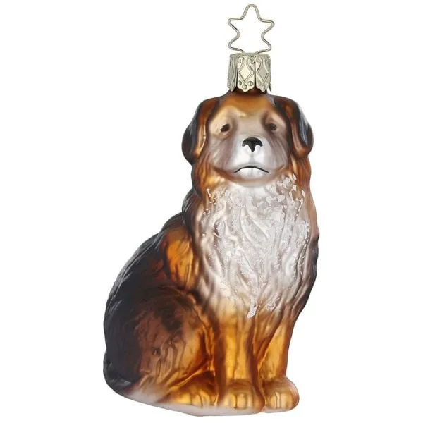 INGE-GLAS Christbaumschmuck Hund Berner Sennenhund