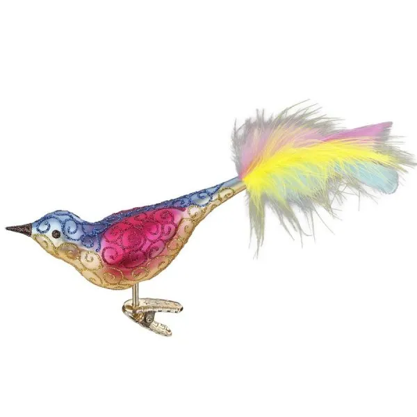 INGE-GLAS Christbaumschmuck Vogel Traumtänzer