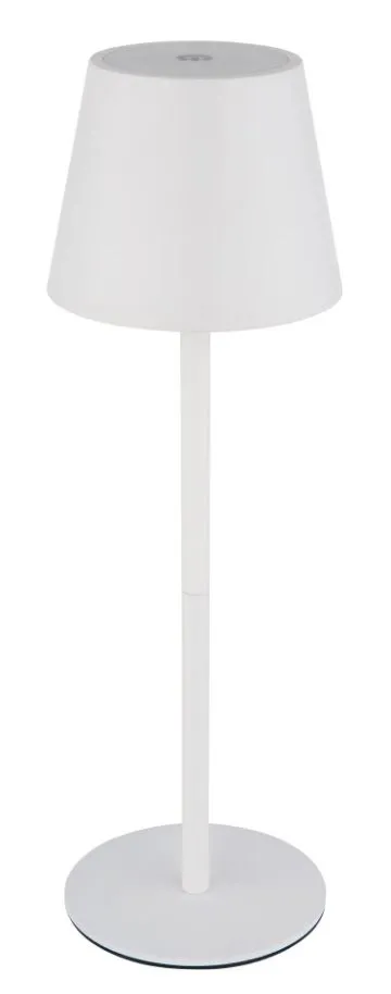 Akku-Tischleuchte Vannie I Weiß