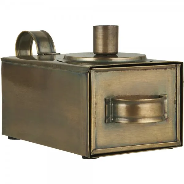 Ib Laursen Kerzenhalter für Stabkerze Box Kupfer