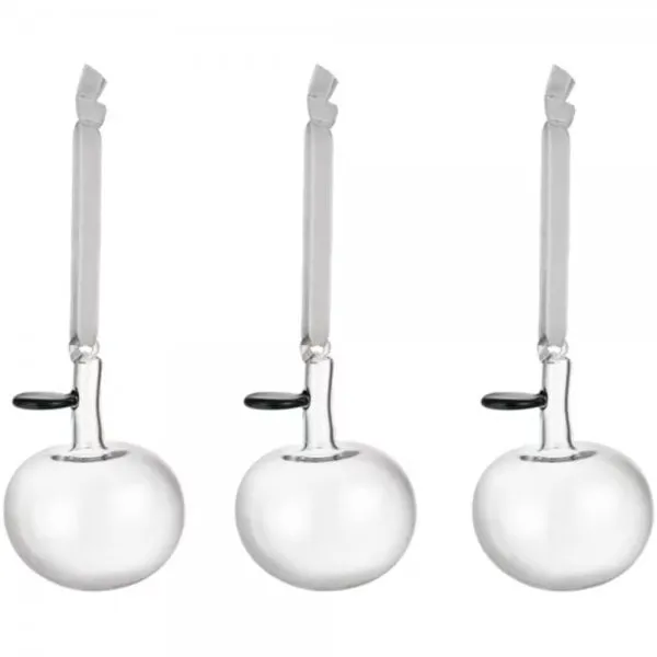 Iittala Christbaumschmuck Glasäpfel Clear (3-teilig)