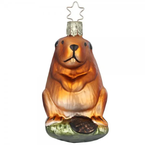 Inge Glas Christbaumschmuck Biber (8cm)