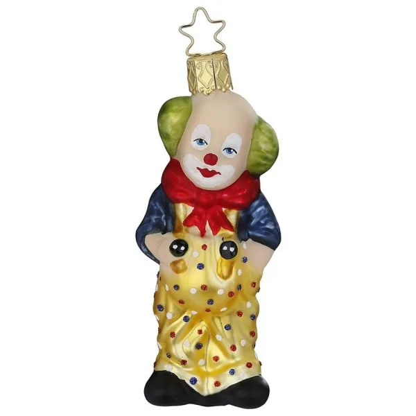 Inge Glas Christbaumschmuck Clown Bitte Lachen