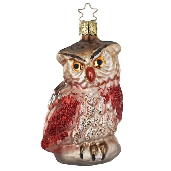 Inge Glas Christbaumschmuck Eule Waldkauz