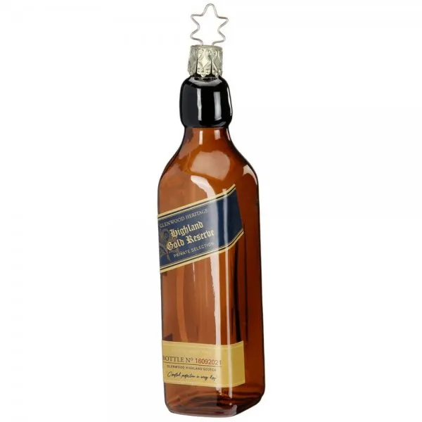 Inge Glas Christbaumschmuck Gold Reserve Whisky (13cm)