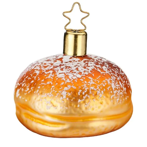Inge Glas Christbaumschmuck Minikrapfen Berliner (4,5cm)