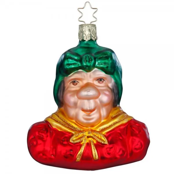 Inge Glas Christbaumschmuck Witwe Bolte (9cm)