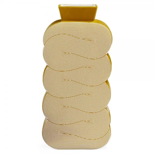 Jonathan Adler Vase Pompidou Ochre