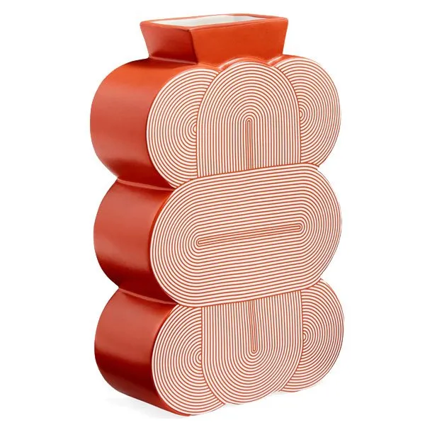 Jonathan Adler Vase Pompidou Rot