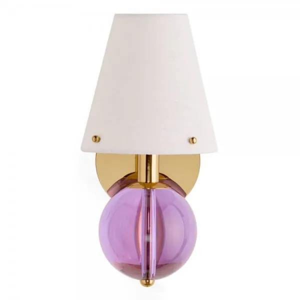 Jonathan Adler Wandlampe Globo Belvedere Lavender