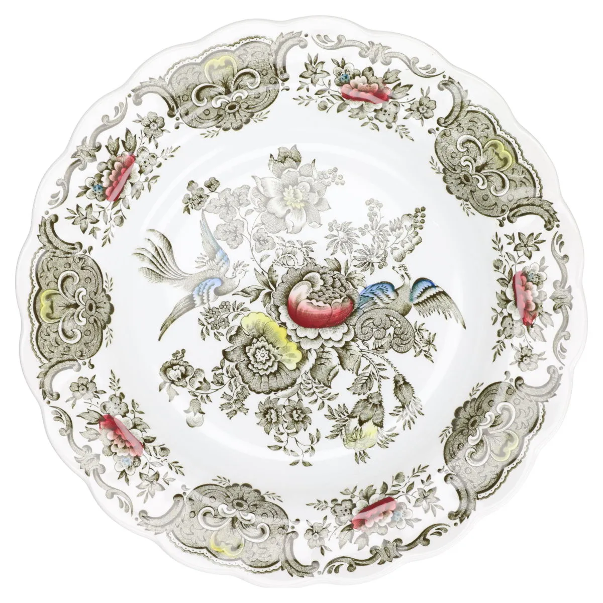 Suppenteller - Ridgway Windsor grün