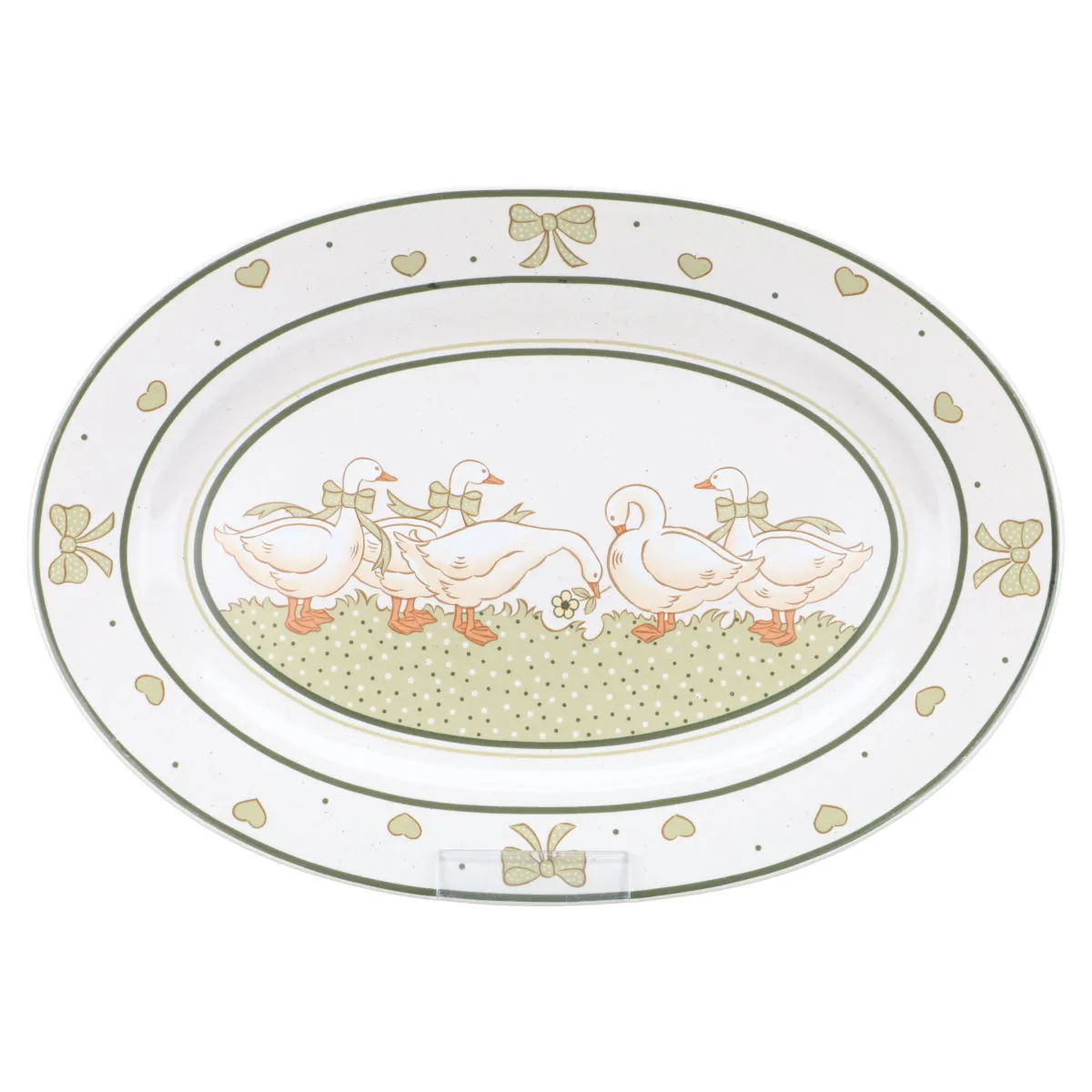 Fleischplatte mittelgroß - Pfalzkeramik Gänseglück