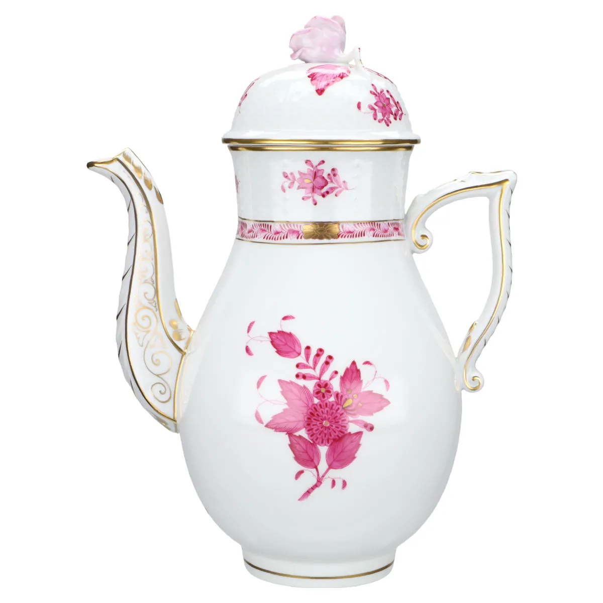 Kaffeekanne - Modell 611 - Herend Ungarn Apponyi Purpur