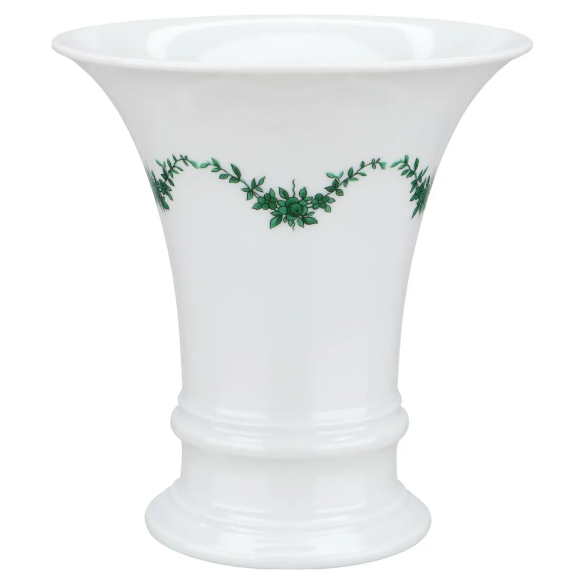 Vase Trichtervase H 13 cm - Fürstenberg Alt Fürstenberg Schlossgarten 02762