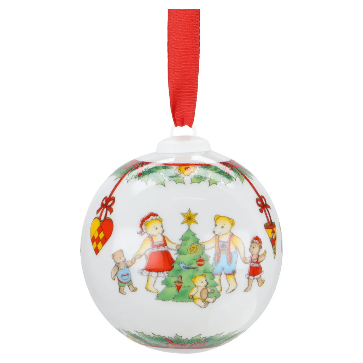 Weihnachtskugel 1997 - Bärenstube - Hutschenreuther Weihnachtsartikel Weihnachtskugeln ohne OVP