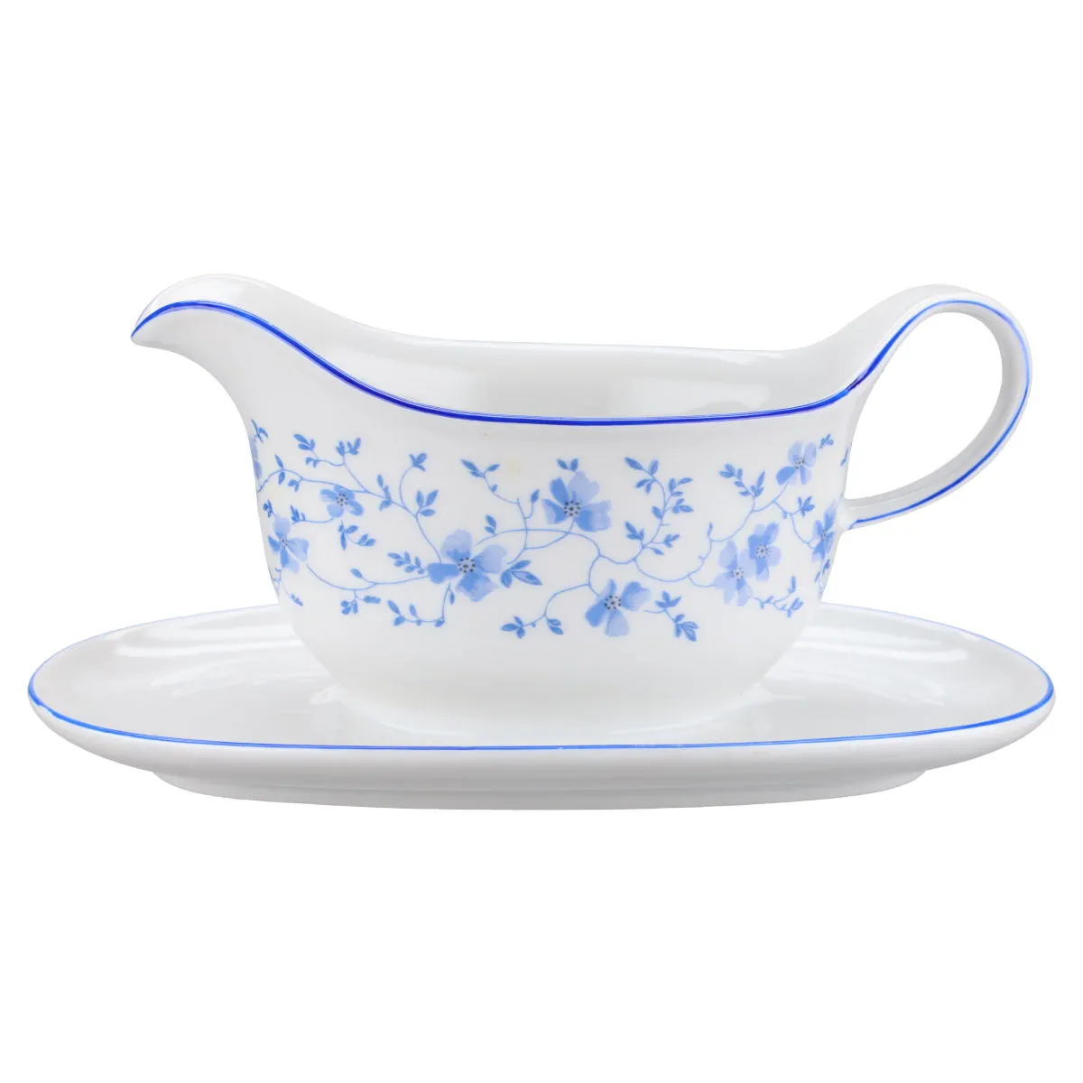 Sauciere einteilig - Arzberg Form 1382 Blaublüten