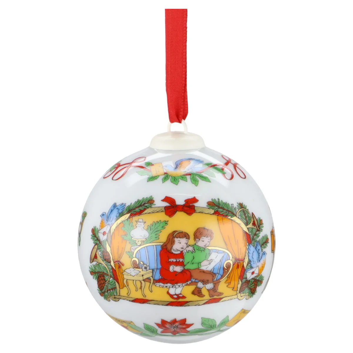 Weihnachtskugel 2000 - Kinderpost - Hutschenreuther Weihnachtsartikel Weihnachtskugeln ohne OVP