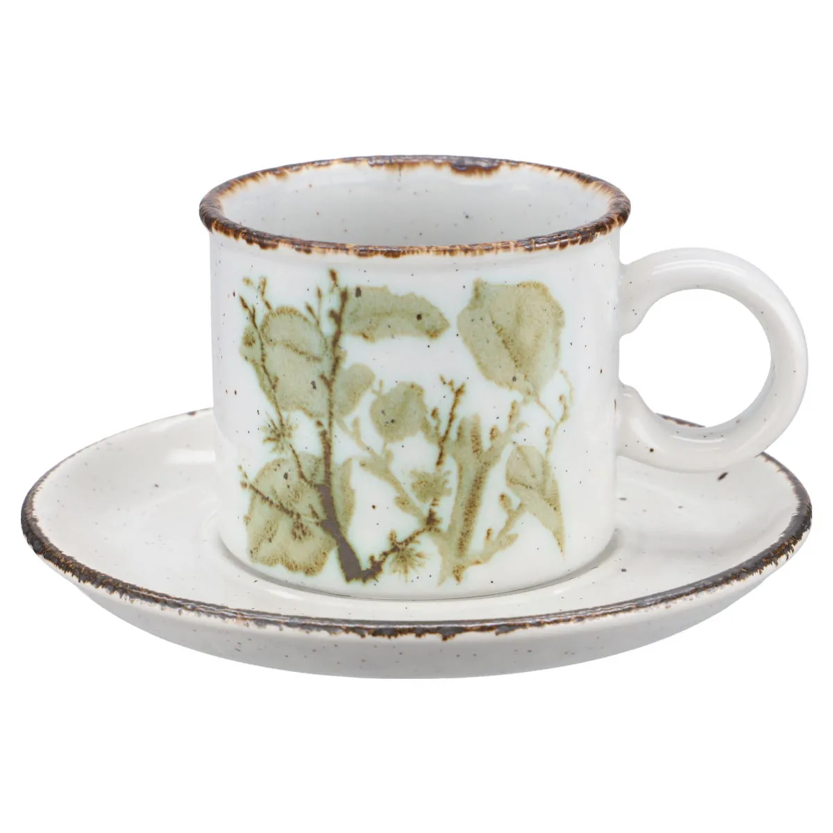 Kaffeetasse mit Untere - Midwinter Stonehenge Green Leaves