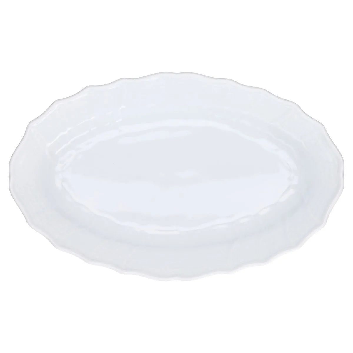 Fleischplatte klein - Hutschenreuther Dresden weiß