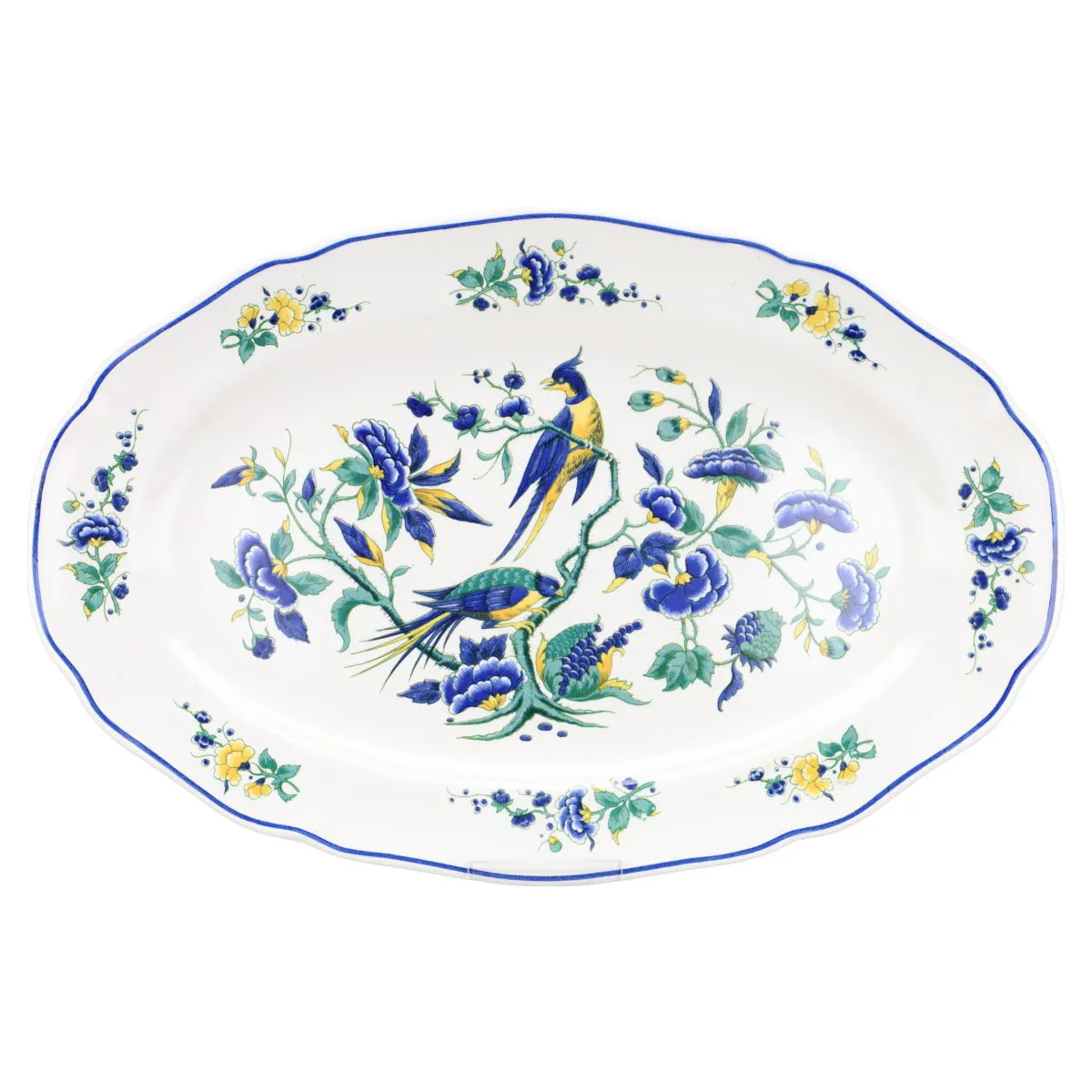 Fleischplatte groß - Villeroy & Boch Phoenix blau
