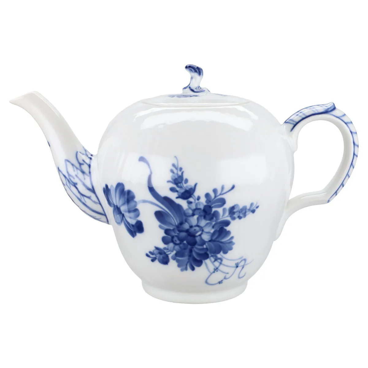 Teekanne Modell 1788 - Royal Copenhagen Blaue Blume geschweift I. Wahl