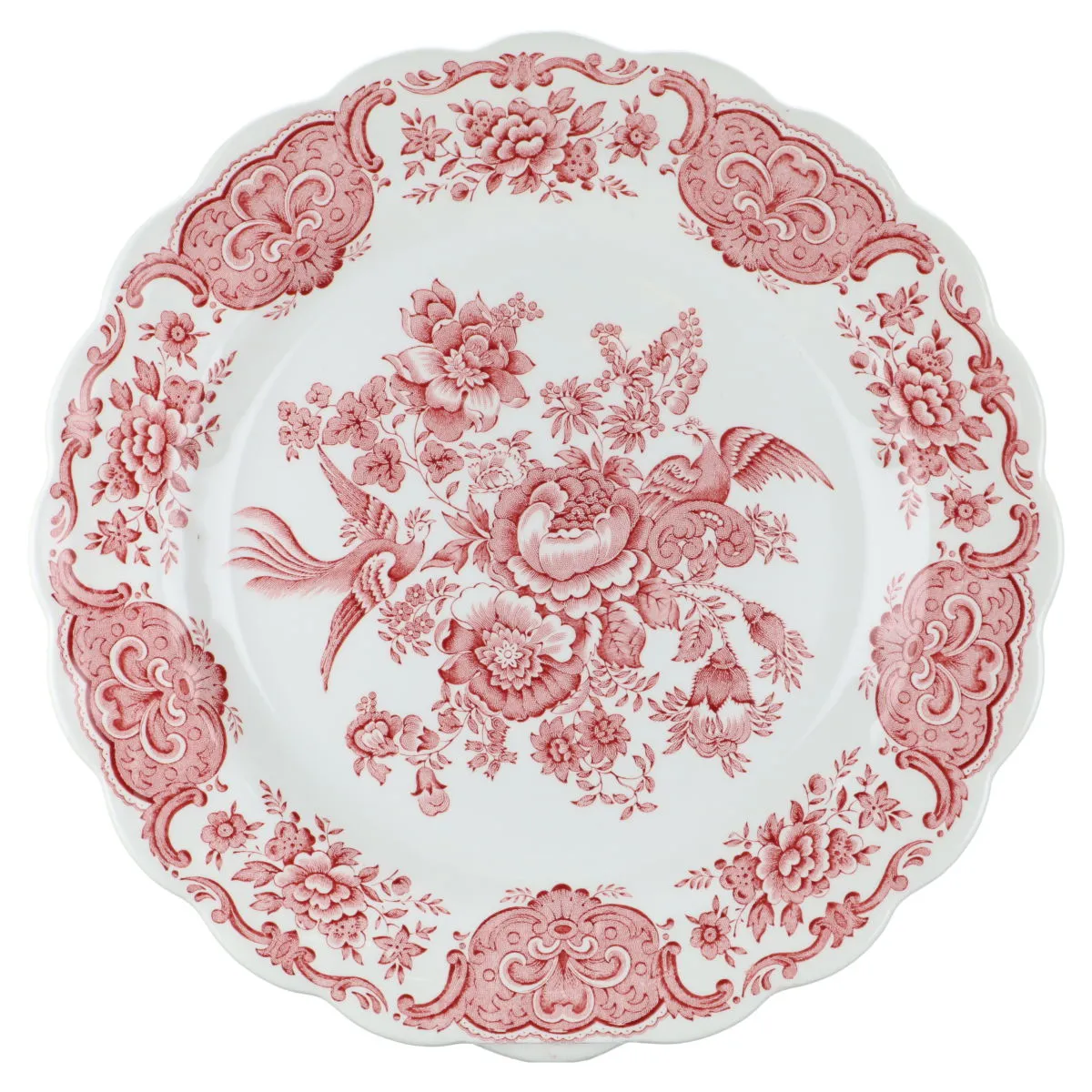 Speiseteller - Ridgway Windsor rot