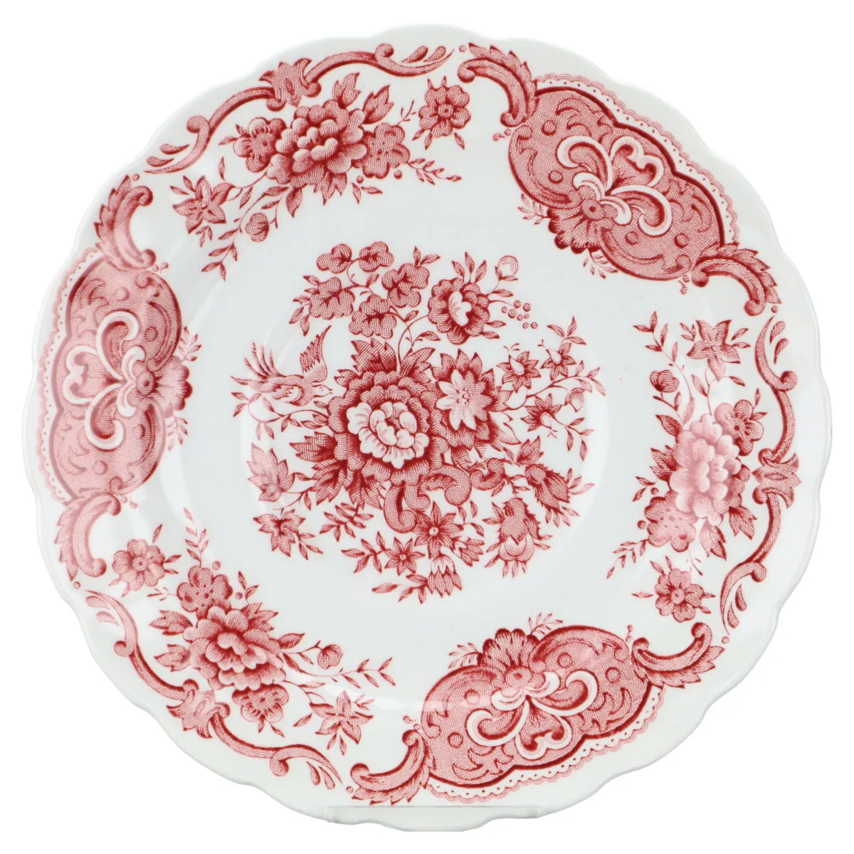 Untertasse für Suppe - Ridgway Windsor rot