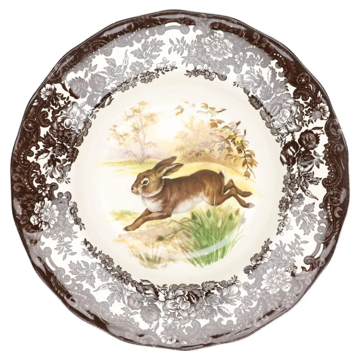 Suppenteller Hase - Palissy Game Series braun