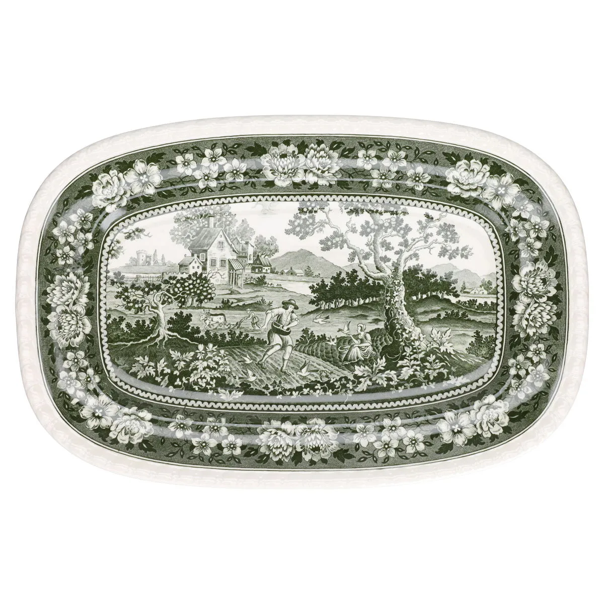 Fleischplatte groß - Villeroy & Boch Rusticana grün