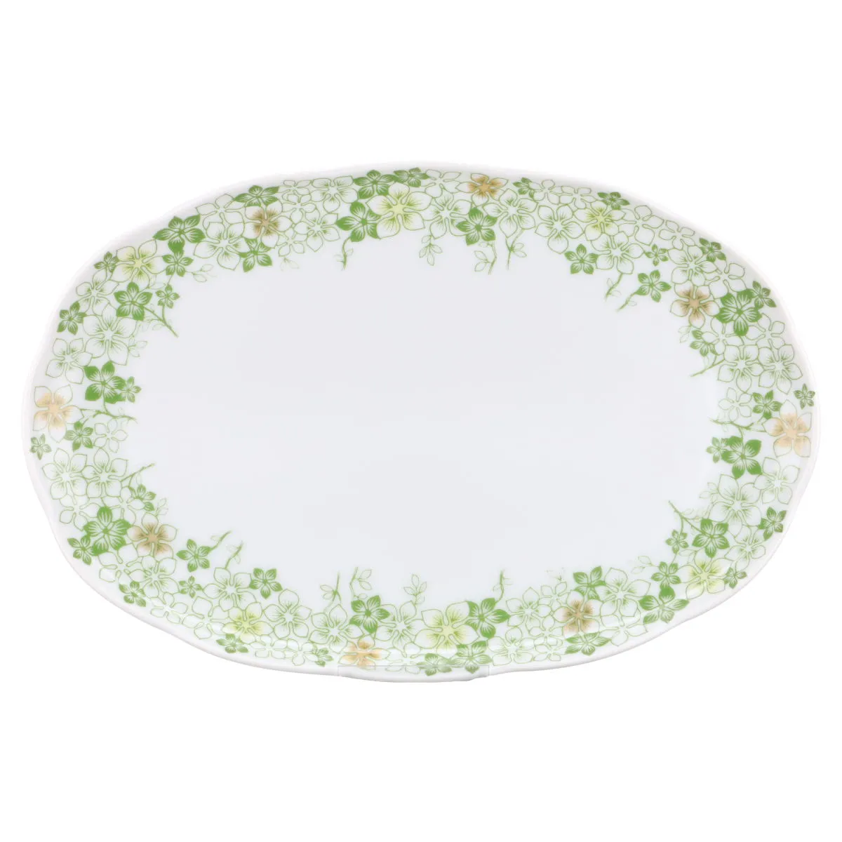 Beilagenplatte klein - Tirschenreuth Fleur grün