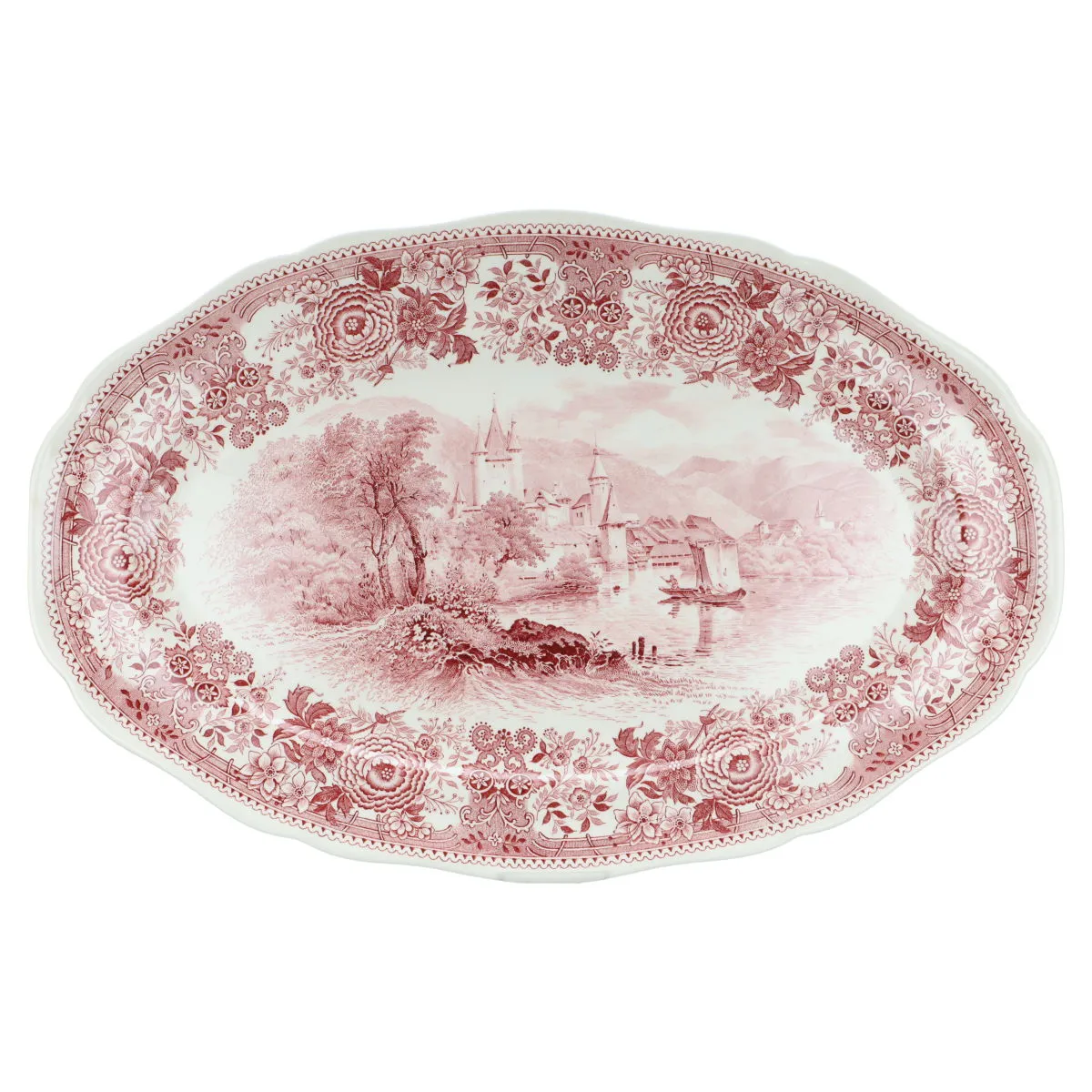 Fleischplatte groß - Villeroy & Boch Burgenland rot