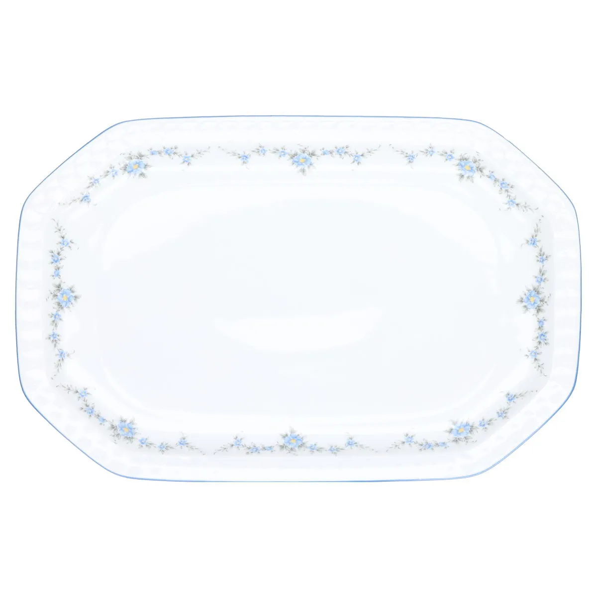 Fleischplatte klein - Seltmann Weiden Andrea Blaue Ranke