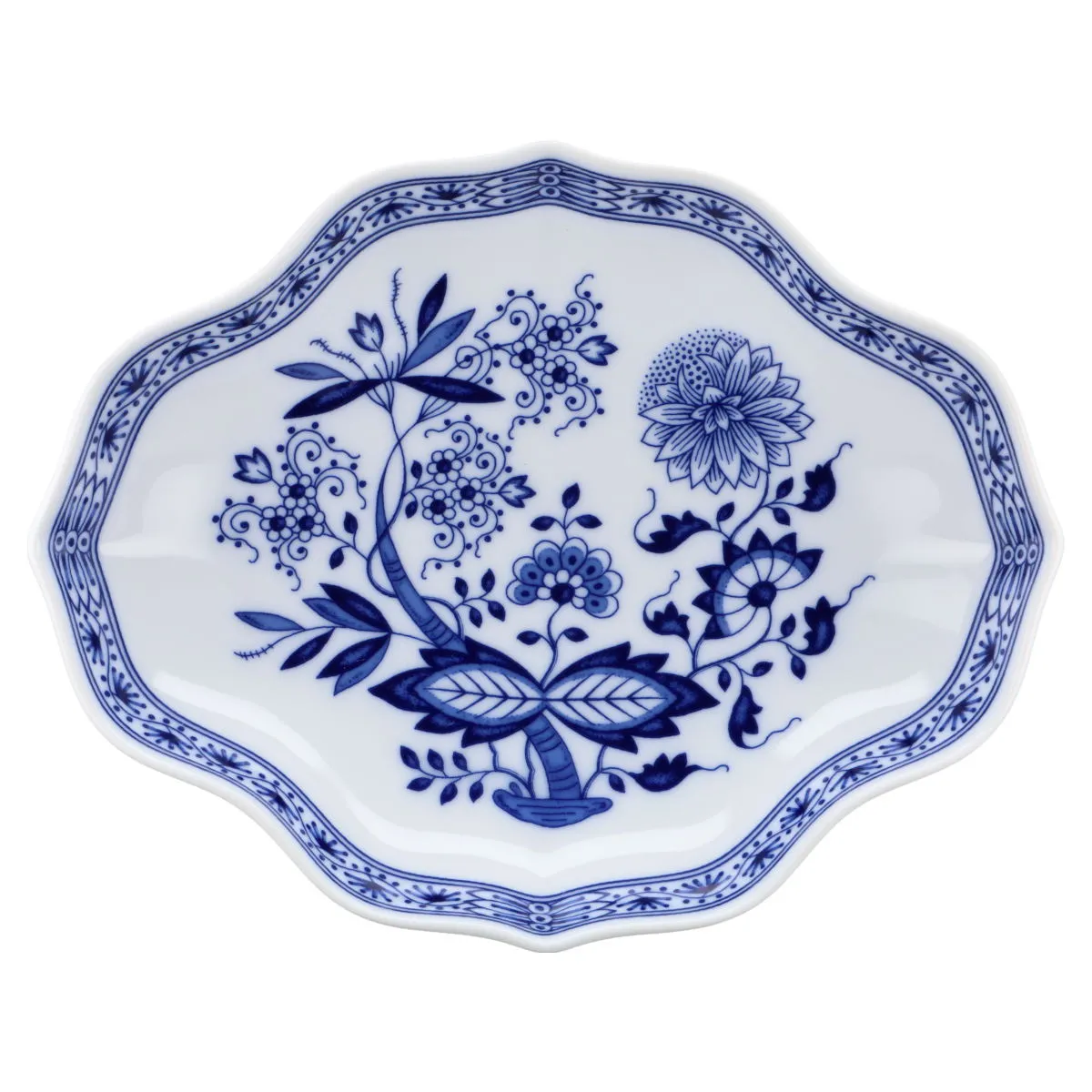 Beilagenschale Salinoschale mittelgroß - Hutschenreuther Maria Theresia Zwiebelmuster II.Wahl