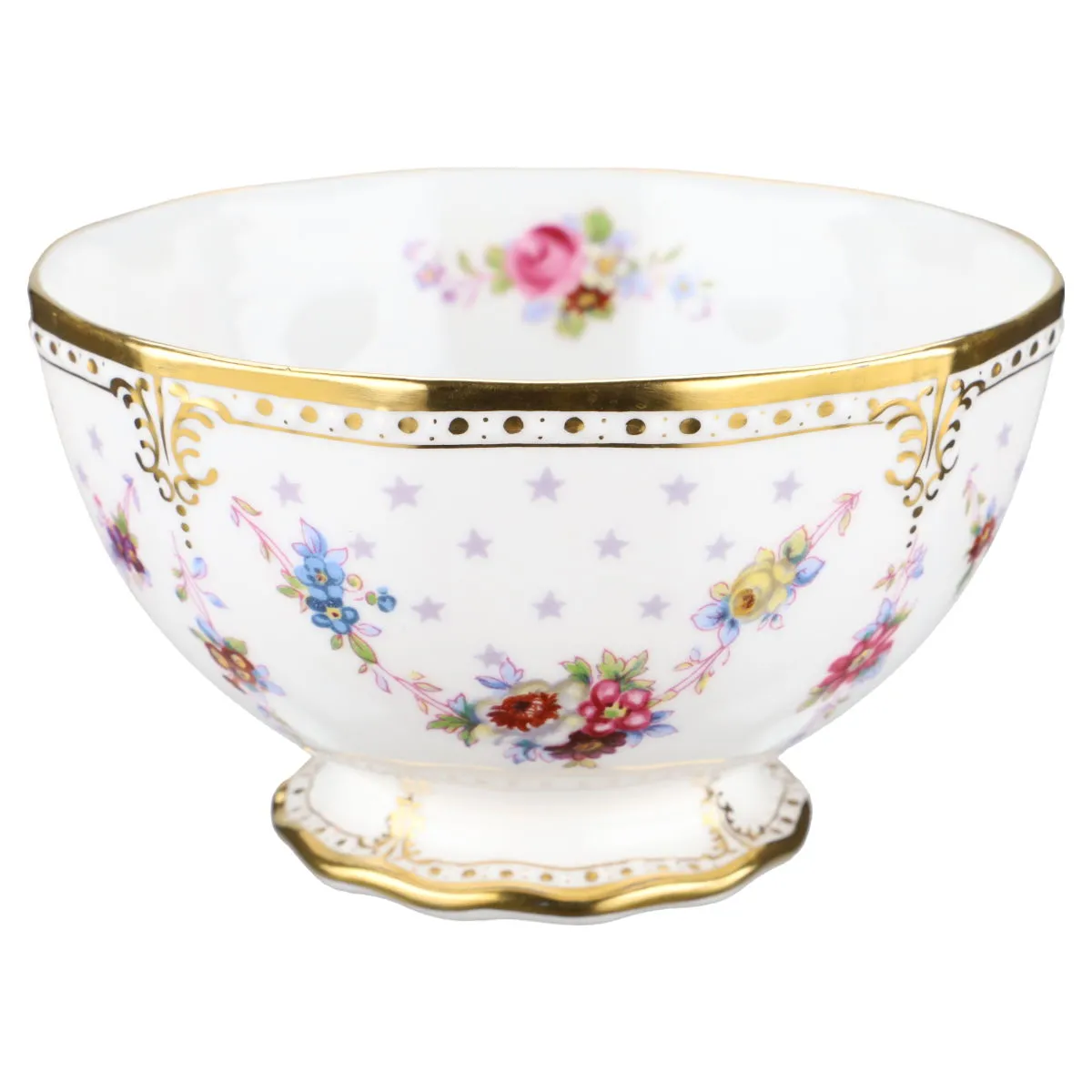 Zuckerschale groß - Royal Crown Derby Royal Antoinette