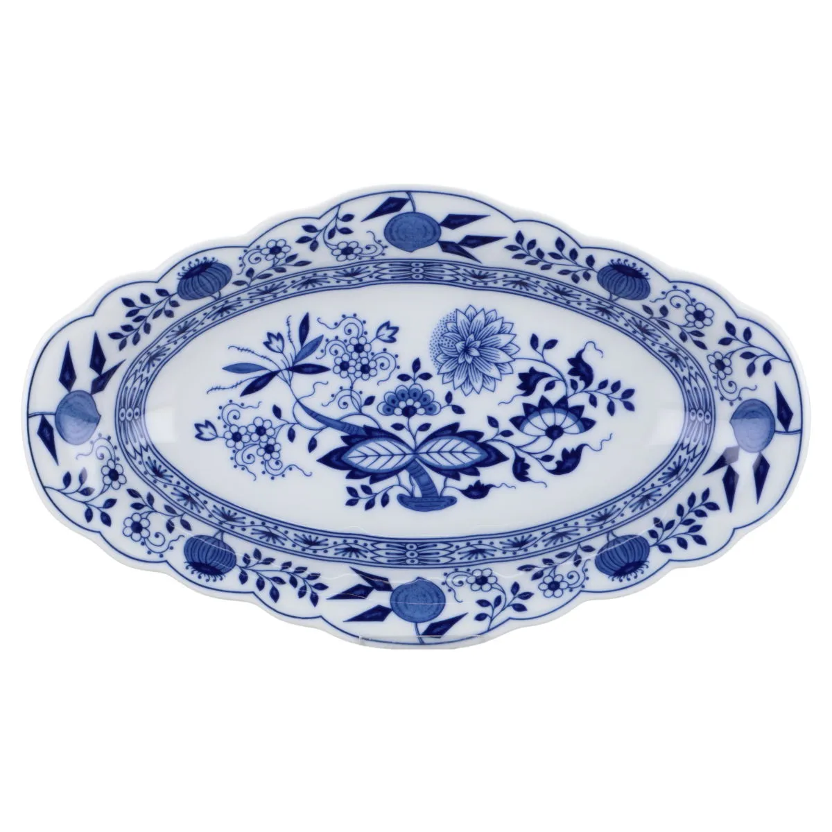Beilagenschale oval - Hutschenreuther Maria Theresia Zwiebelmuster I.Wahl