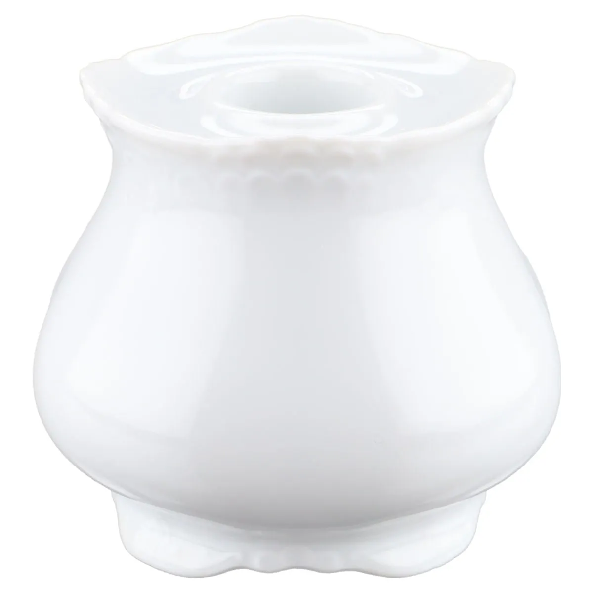 Kerzenleuchter klein - Königl. pr. Tettau Ariadne weiß