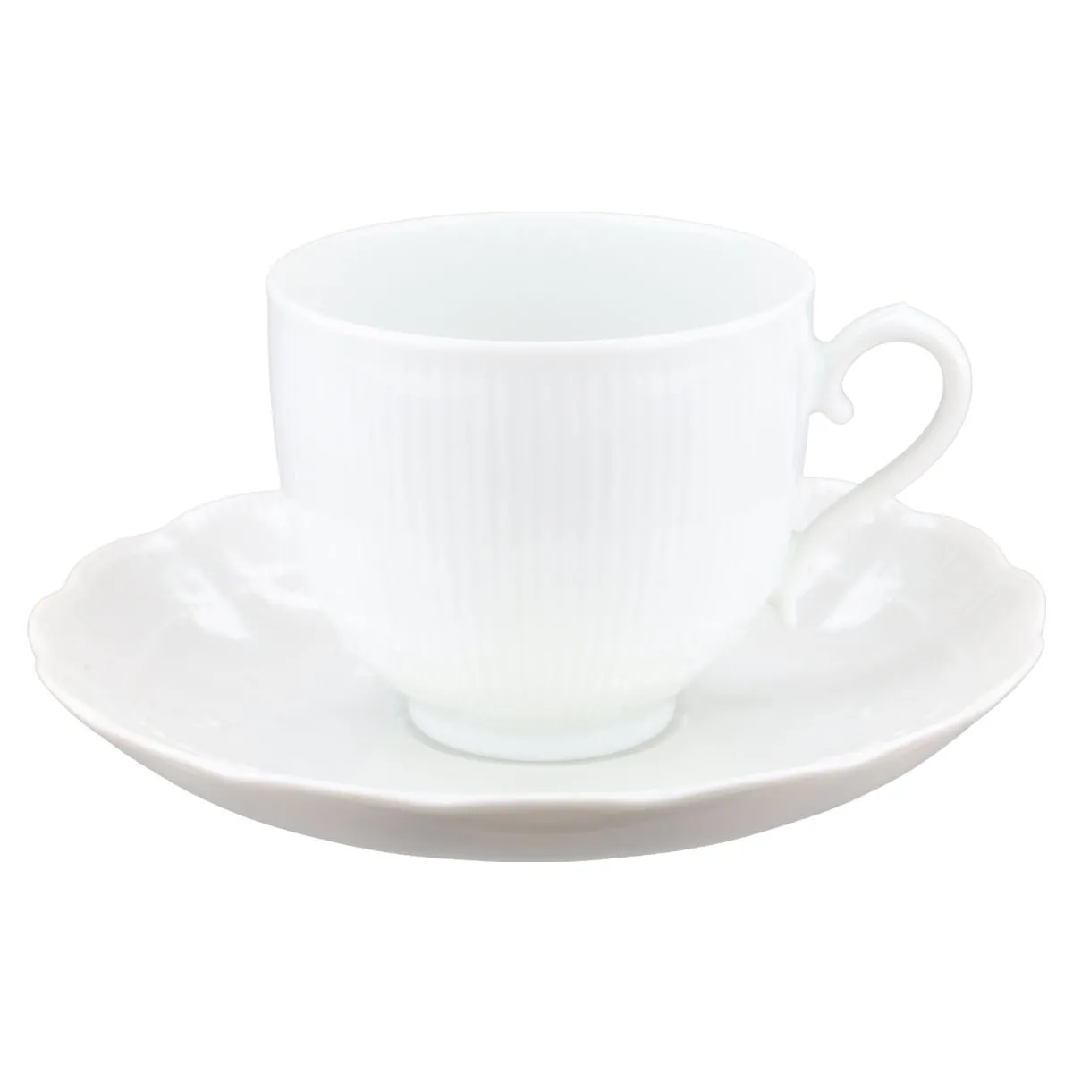 Kaffeetasse mit Untere - Kaiser Romantica Weiß