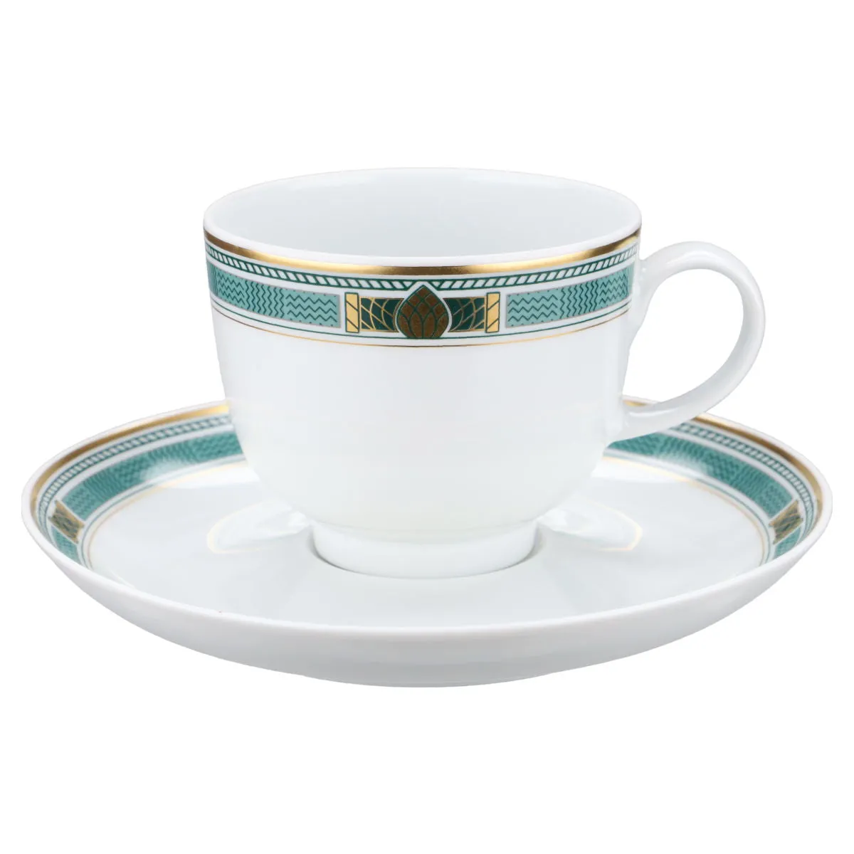 Kaffeetasse mit Untertasse - Hutschenreuther Galleria Leonard Paris Firenze