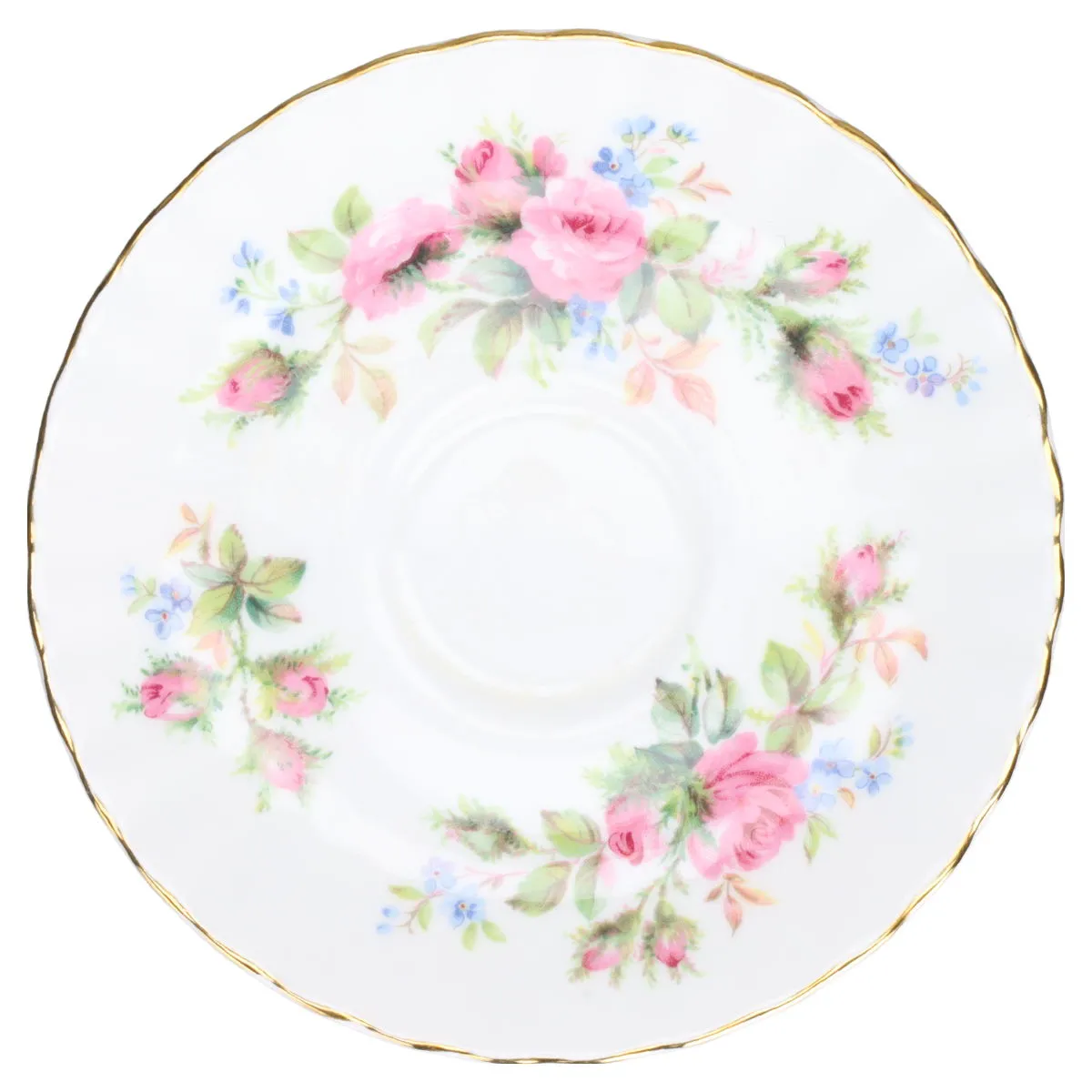 Untertasse für Mokka - Royal Albert Moss Rose