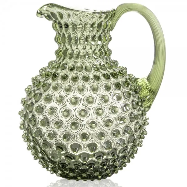 Klimchi Studio Karaffe Hobnail Jug Olive Green (2000ml)