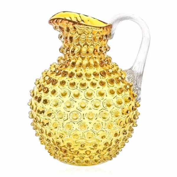 Klimchi Studio Karaffe Hobnail Jug Underlay Amber (1000ml)