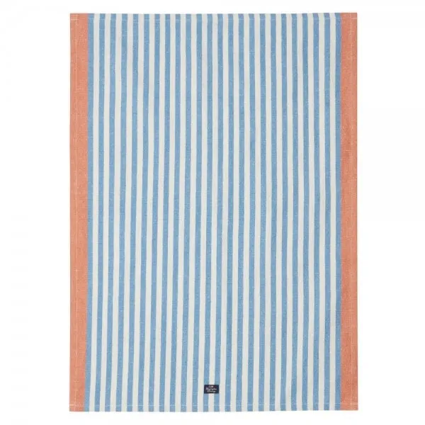 LEXINGTON Geschirrtuch Cotton Linen Striped Blue/White (70x50)
