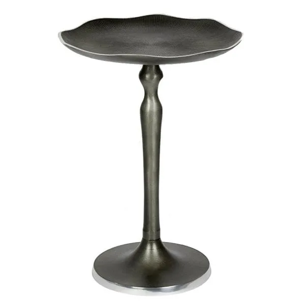 Lambert Beistelltisch Lotus Nickel Antik (56cm)