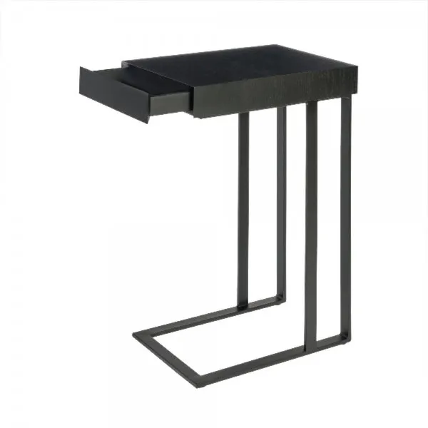 Lambert Beistelltisch Mit Schublade Freddy Schwarz