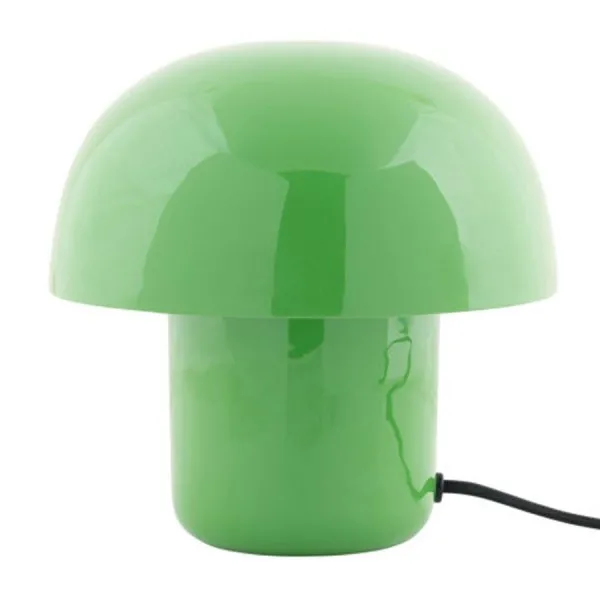 Leitmotiv Tischlampe Table Lamp Fat Mushroom Mini Enamel Bright Green