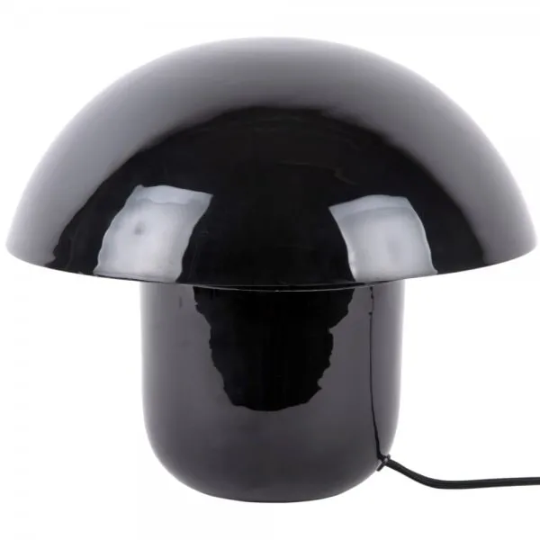 Leitmotiv Tischleuchte Fat Mushroom Enamel Black (25x29cm)