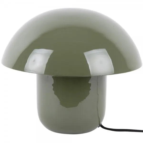 Leitmotiv Tischleuchte Fat Mushroom Enamel Jungle Green (25x29cm)