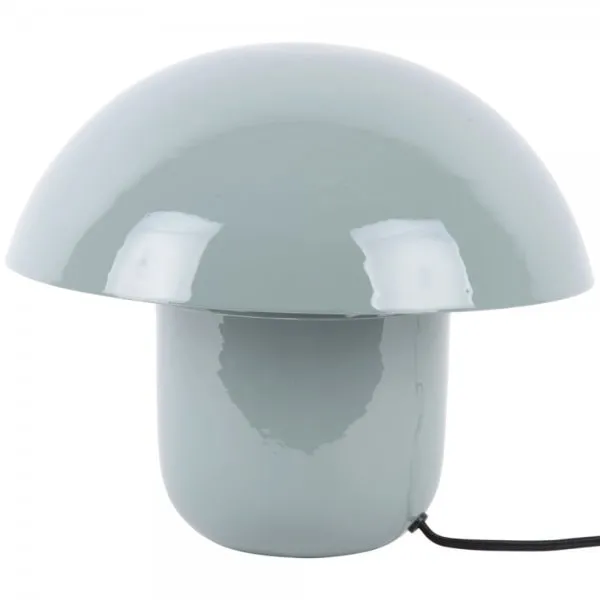 Leitmotiv Tischleuchte Fat Mushroom Enamel Misty Blue (25x29cm)